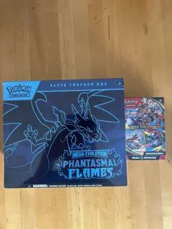 Pokemon Phantasmal Flames Elite Trainer Box And Mega Booster Bundle SEALED - Image 1