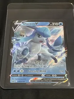 Glaceon V SWSH196 Sword & Shield Black Star Promo Pokemon TCG NM - Image 1