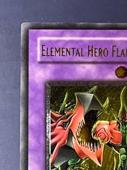 Yugioh Elemental Hero Flame Wingman TLM-EN035 Ultimate Rare 1st Edition LP - Image 4