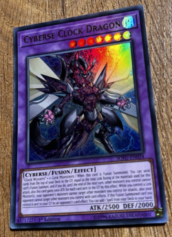 3x Cyberse Clock Dragon | Full Playset | SOFU-EN034 | Ultra Rare | YuGiOh | Mint - Image 5