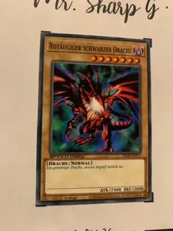 ROTAUGIGER SCHWARZER DRACHE - 1. AUFLAGE SBCB-DE167 DEUTSCH Yu-Gi-Oh! COMMON - Image 3