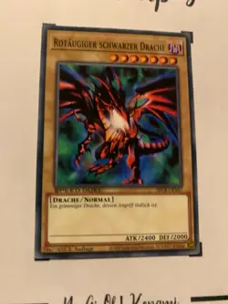 ROTAUGIGER SCHWARZER DRACHE - 1. AUFLAGE SBCB-DE167 DEUTSCH Yu-Gi-Oh! COMMON - Image 4