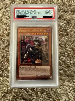 🔥PSA 10🔥 Diabellstar The Black Witch (Quarter Century Secret Rare) Ra04-en047 - Image 1