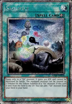 Saqlifice - Platinum Secret Rare 1st Edition RA04-EN238 - NM - YuGiOh - Image 1