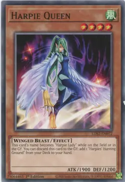 Yugioh Harpie Queen LDS2-EN072 Common 1st Edition NM x3 Play Set - Image 1