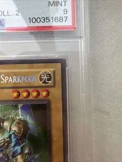 Yugioh Elemental Hero Sparkman EHC2-EN001 PSA 9 MINT LIMITED EDITION 2007 - Image 3