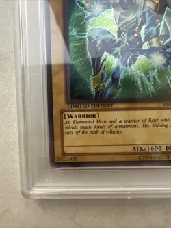 Yugioh Elemental Hero Sparkman EHC2-EN001 PSA 9 MINT LIMITED EDITION 2007 - Image 4