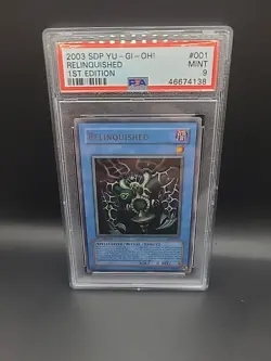PSA 9 Yu-Gi-Oh! SDP-001 Relinquished Ultra Rare - Image 1