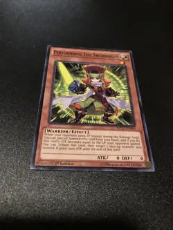 Yugioh Performapal Life Swordsman MP17-EN064 1st Edition Common - Image 1