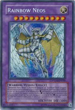 Yugioh! HP Rainbow Neos - PTDN-EN044 - Secret Rare - Unlimited Edition Heavily P - Image 1