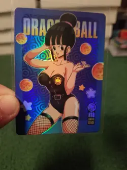 RARE CHICHI DRAGON BALL R18 RAINBOW FOIL WAIFU ANIME CARD - Image 2