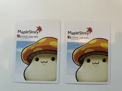 Maplestory TCG Card - Porcupine and Robot Expired Code Cards Lot of 2 - Image 2