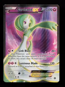 Gardevoir EX (Full Art) 111/114 Ultra Rare XY - Steam Siege Pokemon Card - Image 1