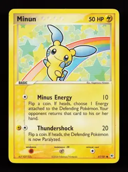 Minun 67/101 Non Holo Common Hidden Legends Pokemon Card - Image 1
