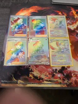 Rainbow Pokemon Cards Lot Of 6 - Image 1
