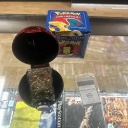23K Gold Plated CHARIZARD Trading Card 1999 Burger King Pokemon Ball - Image 1