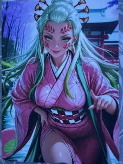 Daki Demon Slayer Waifu Double Sided Trading Card Spicy - Image 2