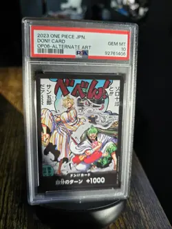PSA 10 One Piece Japanese Don!! Card Set OP06 Wings of the Captain Alternate Art - Image 1