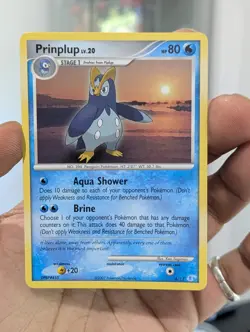 Pokemon Card 2007 PRINPLUP 6/12 Diamond & Pearl Manaphy Trainer Kit NM - Image 1