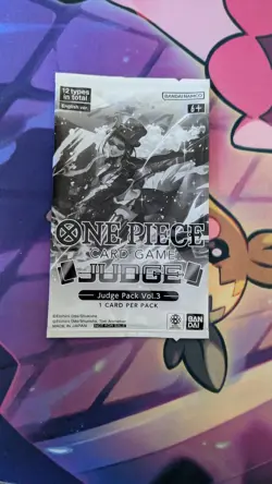 One Piece Card Game Judge Pack Vol. 3 Sealed Foil Promo TCG CCG - Image 1