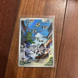 Pokemon TCG Chatot Full Art Holo Card 181/162 Temporal Forces Illustration Rare - Image 1