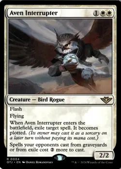 Aven Interrupter (Outlaws of Thunder Junction #4) | Lightly played - Image 1