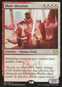 MTG STRIXHAVEN SCHOOL OF MAGES BLADE HISTORIAN RARE - Image 1