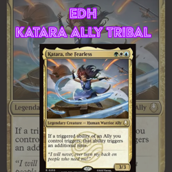 EDH - Katara Ally Tribal, MTG Commander Deck, ATLA, Bracket 2 - Image 1