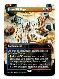 Frostcliff Siege (Borderless) - [Tarkir: Dragonstorm] MTG Magic - NM/M ???? - Image 1