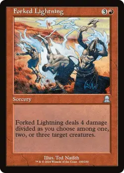 Forked Lightning - The List Light Play, English Magic the Gathering MTG The List - Image 1