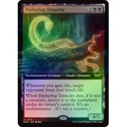 MTG Enduring Tenacity (95/499) Duskmourn House of Horror FOIL - Image 1