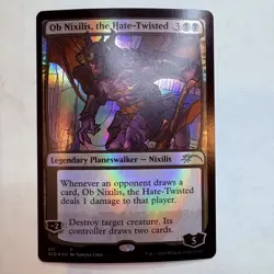 SLD Ob Nixilis, the Hate-Twisted (Stained Glass) Secret Lair Drop Foil MTG NM - Image 1