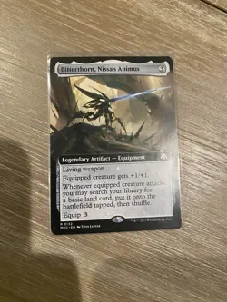 🔮 MTG: Bitterthorn, Nissa's Animus (Extended Art) CMDR: March of the Machine - Image 1