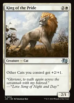 King of the Pride, Foundations Jumpstart, Near Mint x 1 MTG - Image 1