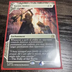 Karmic Justice Wilds of Eldraine: Enchanting Tales Regular - Image 1