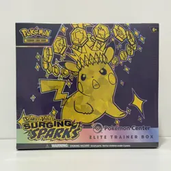 Pokemon Center Surging Sparks Elite Trainer Box ETB - NEW - SEALED - IN HAND ✅ - Image 1