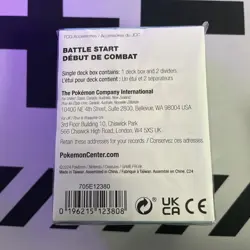 Pokemon Center Exclusive Battle Start Deck Box - Charizard Lucario Pikachu - Image 3