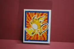 Merlin Topps Pokemon Sticker Raichu #26 Near Mint - Image 1