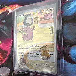 Pokemon TCG Chansey 187/167 Twilight Masquerade Illustration Rare Holo Mint - Image 5
