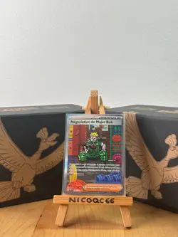 Carte Pokemon Negociation de Major Bob 185/132 Mega Evolution FR NEUF - Image 1