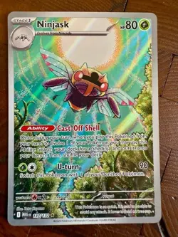 Ninjask 137/132 Mega Evolutions MEG Holo Illustration Rare 2025 - Image 1