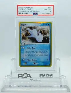 POKEMON EX DRAGON FRONTIERS TOGETIC #11 REVERSE HOLO FOIL PSA 8 NM-MT #40768877 - Image 1