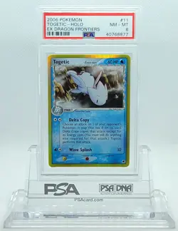 POKEMON EX DRAGON FRONTIERS TOGETIC #11 REVERSE HOLO FOIL PSA 8 NM-MT #40768877 - Image 2