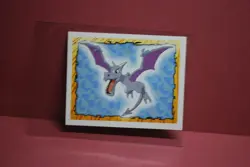 Merlin Topps Pokemon Sticker Aerodactyl #142 Near Mint - Image 2