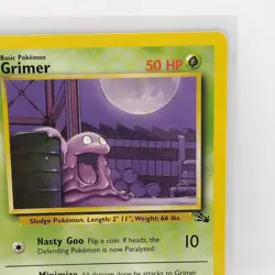 Pokemon TCG Grimer Fossil 48/62 Regular 1st Edition Common LP-NM - Image 3
