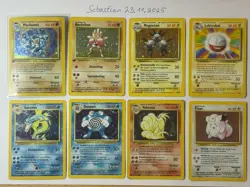 Pokemon Karten Sammlung - Base Set / Basis-Set Holo Deutsch Vintage - 1. Edition - Image 1