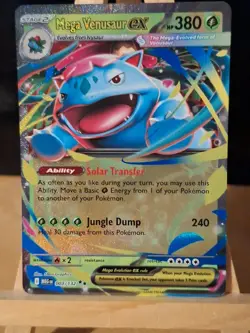 Mega Venusaur EX Mega Evolution 003/132 Pokemon TCG Ultra Rare NM English - Image 1
