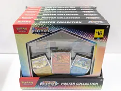 Lot Of 6 Prismatic Evolutions Poster Collection New Sealed Pokemon TCG - Image 1