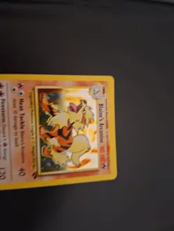 Blaine's Arcanine 1/132 Pokemon TCG Holo Gym Challenge Arkani ENGLISCH ✅ - Image 3