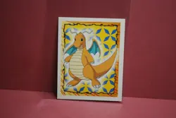 Merlin Topps Pokemon Sticker Dragonite #149 Near Mint - Image 1